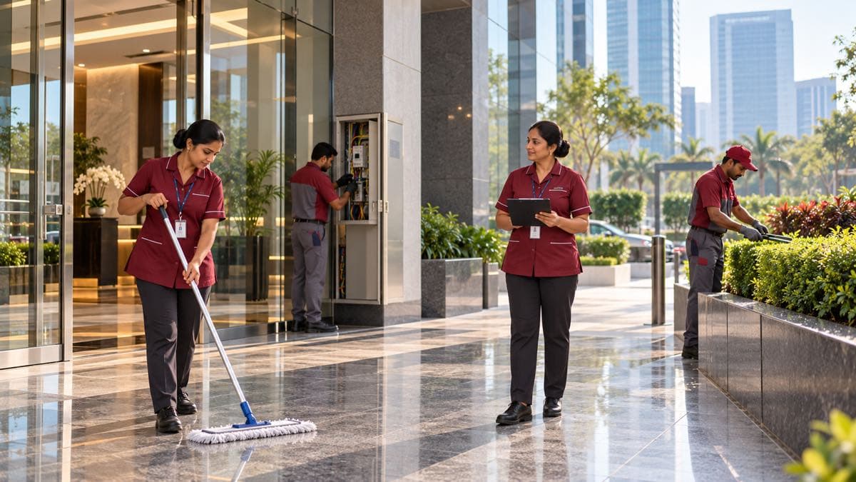 Facility management services in Hyderabad — soft and hard services explained